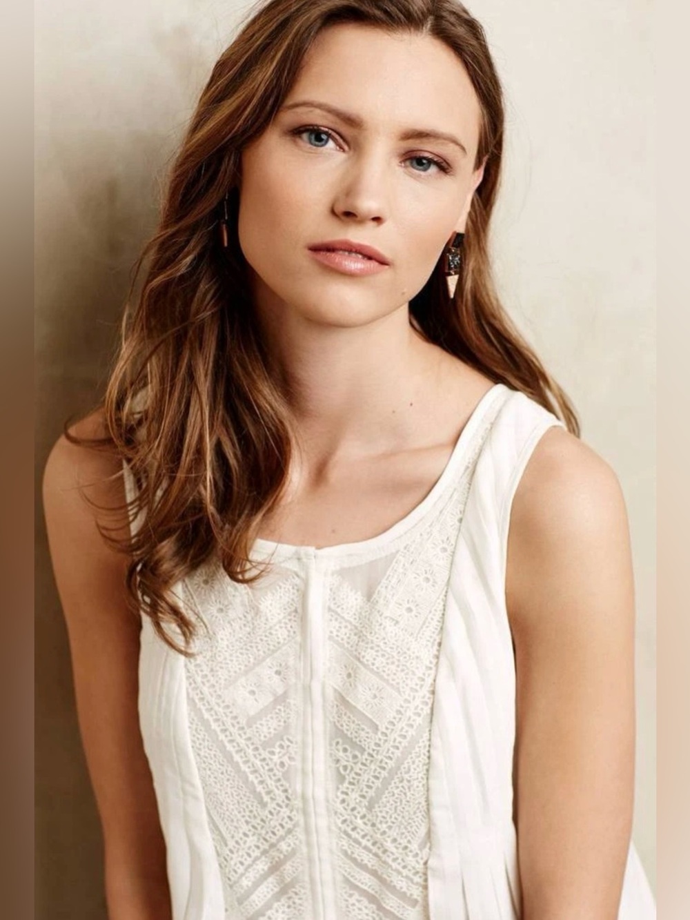 Anthropologie Embroidered Carissa Top by HD in Paris Size 4